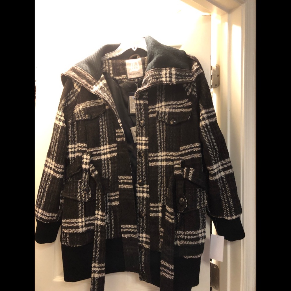Dollhouse plaid jacket.